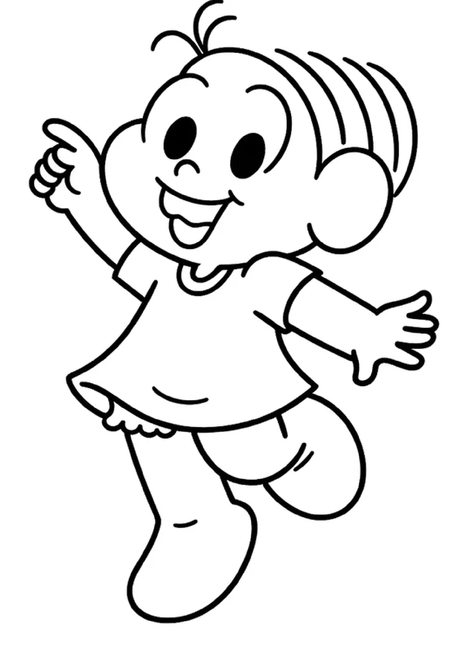 Desenhos da turma da monica para imprimir e colorir para imprimir e colorir - imagem 6